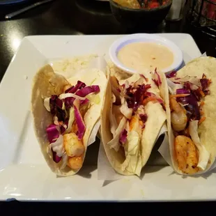 Shrimp tacos!