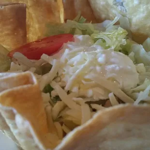 Chicken taco salad lunch special