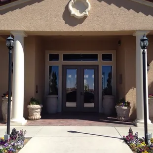 Front of the office/clubhouse