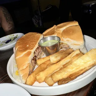 Cuban - not Cuban bread and was not toasted / flat pressed SMH