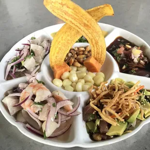 Ceviche Sampler