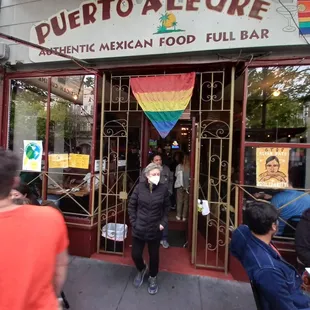 Puerto Alegre restaurant. Valerie St