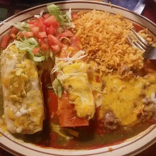 Burrito & Enchilada Combo Plate