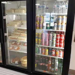 a refrigerated display case