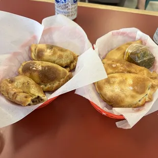 Beef and chicken empanadas...delicious