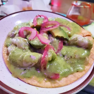 Aguachile tostada