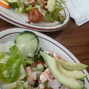 Shrimp Tostadas