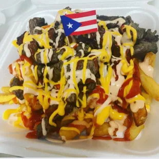 Papas locas de churrasco