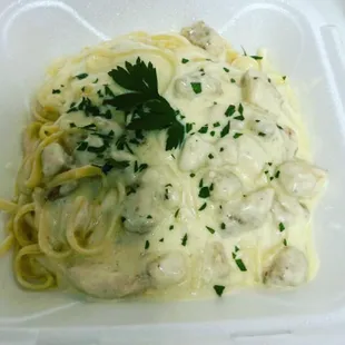 Fettuccine de pollo