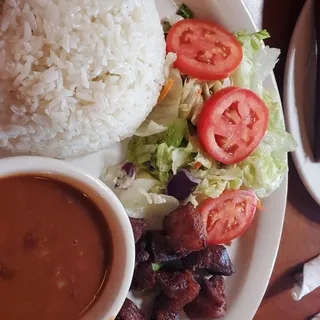 Arroz Blanco y Habichuelas