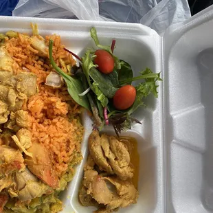 Another view of Chicken  Mofongo