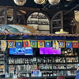 a man sitting at a bar