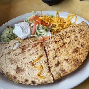 Mushroom Shrimp Quesadilla