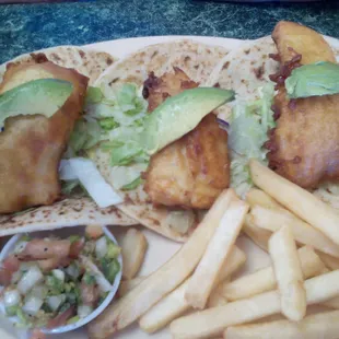 Fish taco plate
