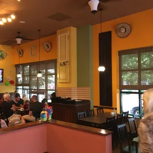 Right side of the inside