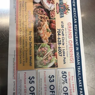 a coup of a mexican restaurant