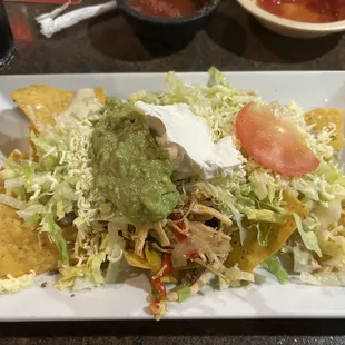 Half order of Puerto nachos or Nachos de Puerto. They were on special for $2 off for Mother's Day and oh my gosh so yummy.