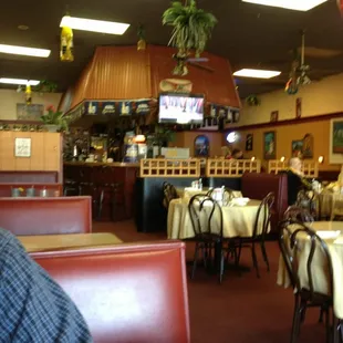the interior of a restaurant