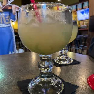 a margarita in a glass