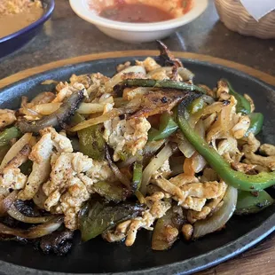 Lunch chicken fajitas