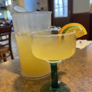 Pitcher of margaritas