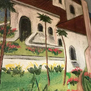 Original art on the walls