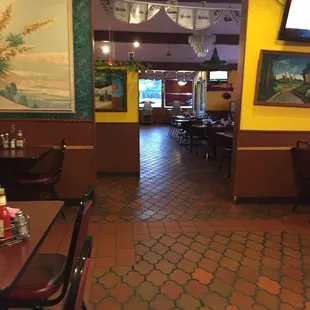 the interior of a restaurant