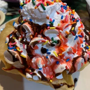 Fried ice cream