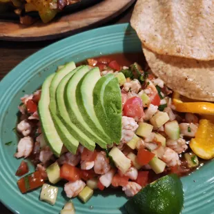 Ceviche tostada