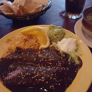 Chicken Mole Enchiladas