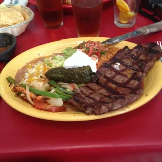 Steak and Shrimp Fajitas