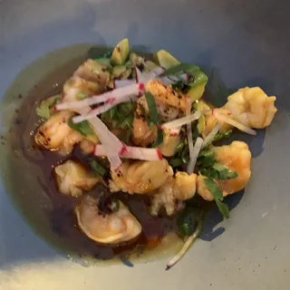 Passionfruit & Mango Shrimp Ceviche*