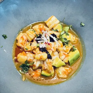 Passionfruit & Mango Shrimp Ceviche*