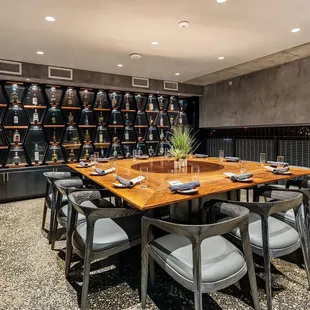 Tequila Cellar, great for private meetings.