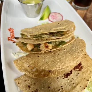 Shrimp Gobernador Quesadilla
