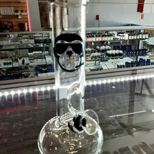Glass water pipe tobacco bowl