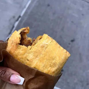 Mild beef patty