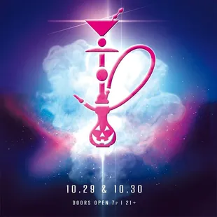 10/29 &amp; 10/30 

DOORS OPEN 7P I 21+ I NO RSVP required

HOOKAH I BAR I PATIO

#puffsocial #bestplacetopuff #eptx #elpasohookahlounge