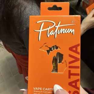 Visually half full through the packaging