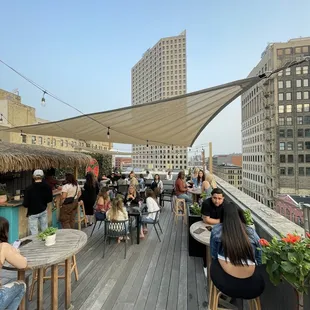 Rooftop patio