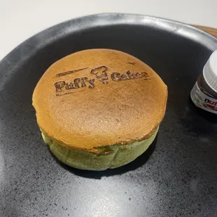 Matcha puff cake