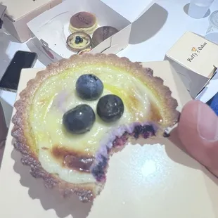 Blueberry tart