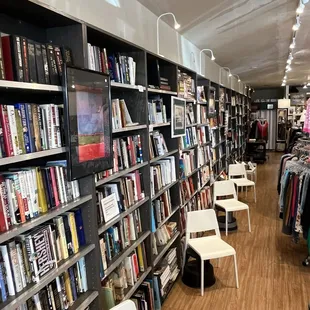 The book wall. Wow!