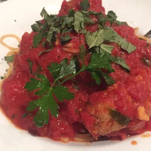 Spaghetti and Meatballs