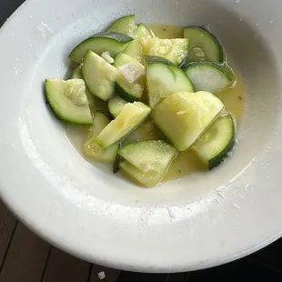 "Mixed vegetables" I only had one piece of onion and the rest was zucchini.