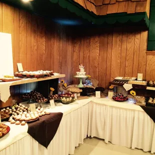 Dessert Buffet for Wedding Dinner
