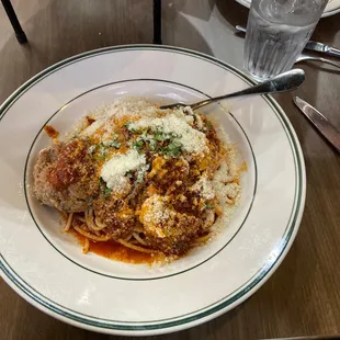 Spaghetti bolognese