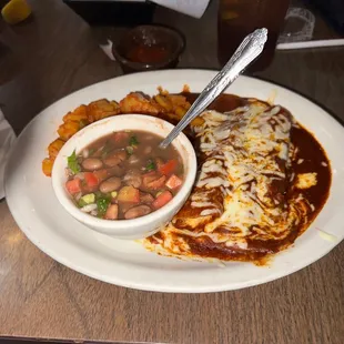Old Fashioned Enchilada Dinner