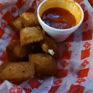 Ravioli appetizer