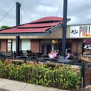 Full service patio with music